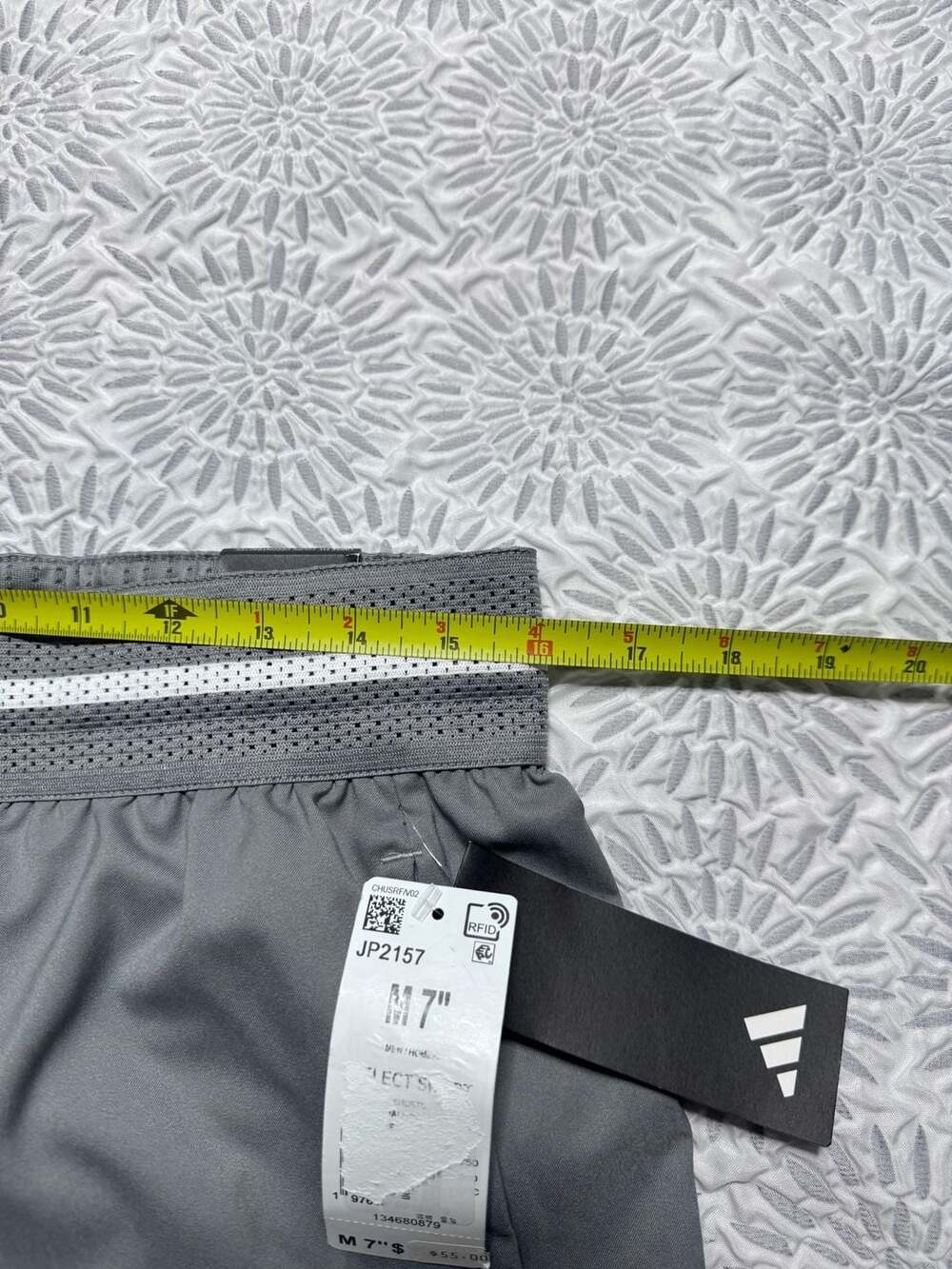 Adidas Basketball Men’s M 7-Inch Loose Fit Performance Shorts Grey - Picture 7 of 7